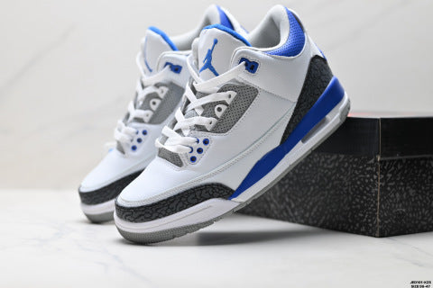 Nike Air Jordan 3 Retro Basketball Shoes Comfortable Casual Sports Shoes for Men and Women