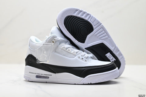Nike Air Jordan 3 Retro  sports shoes Breathable, Shock-Absorbing, Non-Slip Basketball Shoes (Unisex)