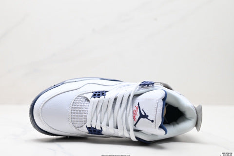 Nike Wmns Air Jordan 4 Retro Sports Shoes Cushioned Basketball Shoes for Casual Wear