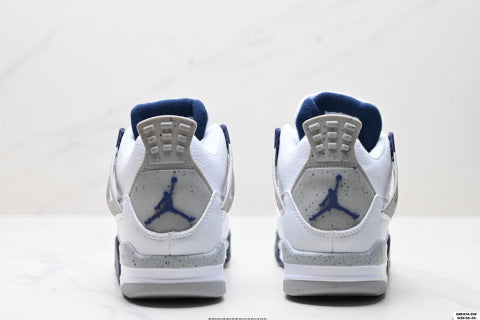 Nike Wmns Air Jordan 4 Retro Sports Shoes Cushioned Basketball Shoes for Casual Wear