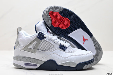 Nike Wmns Air Jordan 4 Retro Sports Shoes Cushioned Basketball Shoes for Casual Wear