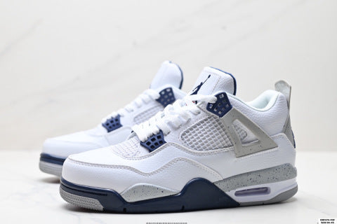 Nike Wmns Air Jordan 4 Retro Sports Shoes Cushioned Basketball Shoes for Casual Wear