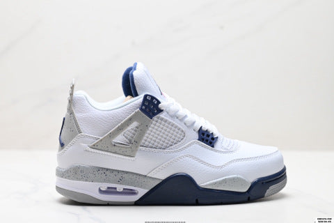 Nike Wmns Air Jordan 4 Retro Sports Shoes Cushioned Basketball Shoes for Casual Wear