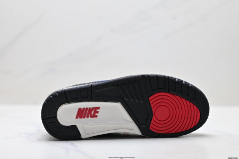 Nike Air Jordan 3 Retro sneakers Air-cushioned running shoes; non-slip basketball shoes.
