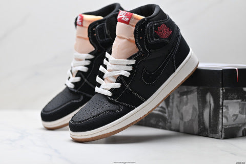 NIKE Air Jordan 1 Retro Running shoes Non-slip, wear-resistant basketball shoes