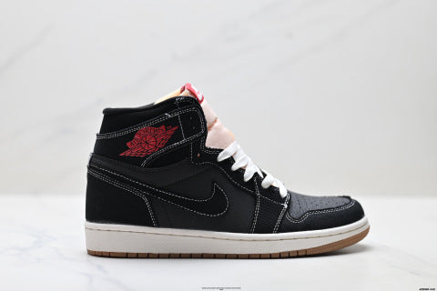 NIKE Air Jordan 1 Retro Running shoes Non-slip, wear-resistant basketball shoes