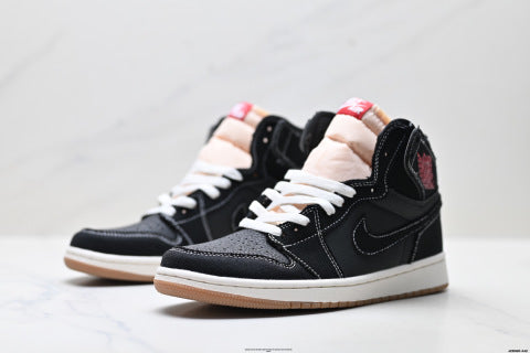 NIKE Air Jordan 1 Retro Running shoes Non-slip, wear-resistant basketball shoes