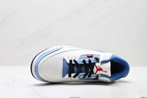 Nike Air Jordan 3 Retro sneakers. Cushioned casual running shoes with air-cushioning technology