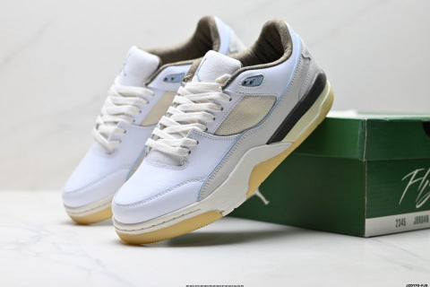 Nike Air Jordan Flight Court basketball shoes Anti-slip and wear-resistant sports shoes
