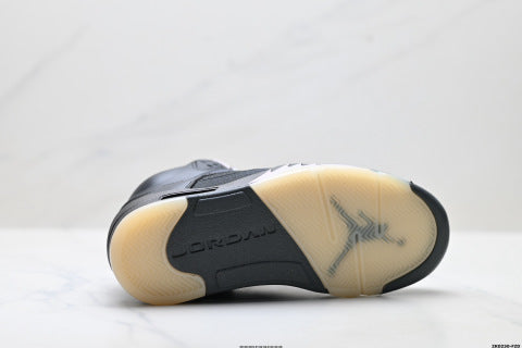 Nike Air Jordan 5 Retro basketball shoes High-top shock-absorbing and slip-resistant athletic shoes