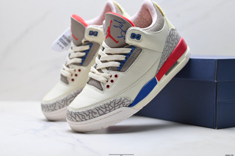 Nike Air Jordan 3 Retro Sneakers Breathable, cushioned, and slip-resistant basketball shoes