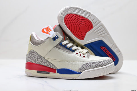 Nike Air Jordan 3 Retro Sneakers Breathable, cushioned, and slip-resistant basketball shoes