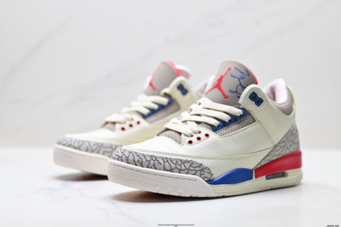 Nike Air Jordan 3 Retro Sneakers Breathable, cushioned, and slip-resistant basketball shoes