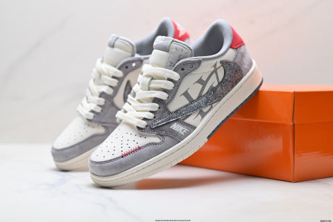Nike Air Jordan 1 x Travis Scott basketball shoes Comfortable casual sneakers