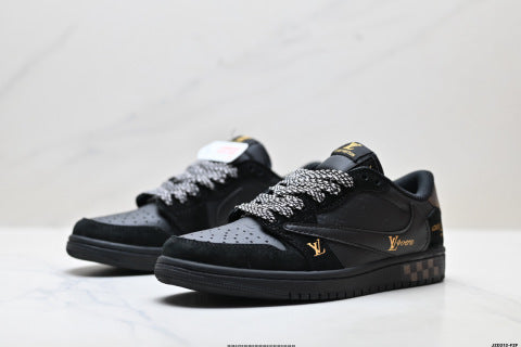 Nike Air Jordan 1 x Travis Scott sneakers Anti-slip basketball shoes for men and women