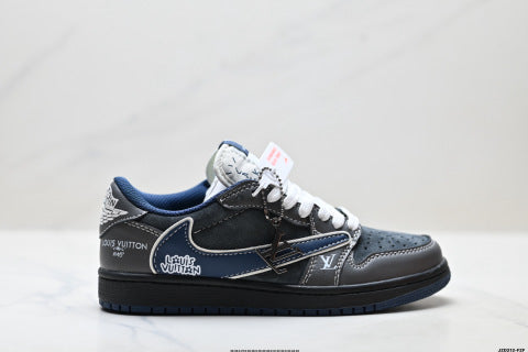 Nike Air Jordan 1 x Travis Scott  basketball shoes Comfortable casual sneakers