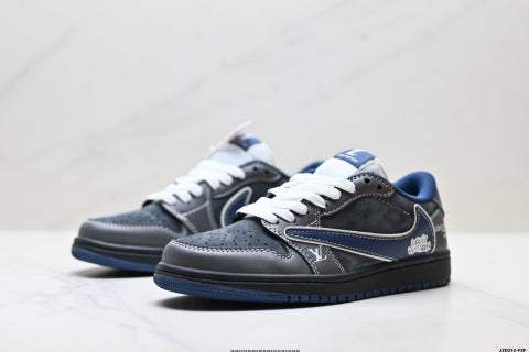 Nike Air Jordan 1 x Travis Scott  basketball shoes Comfortable casual sneakers