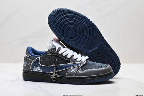 Nike Air Jordan 1 x Travis Scott  basketball shoes Comfortable casual sneakers
