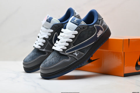 Nike Air Jordan 1 x Travis Scott  basketball shoes Comfortable casual sneakers