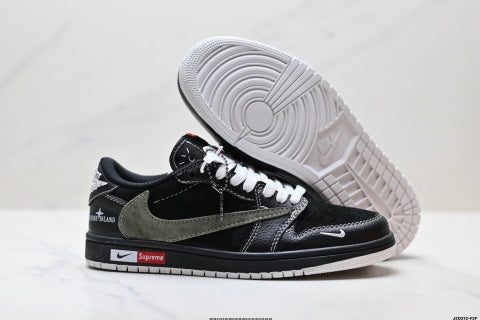 Nike Air Jordan 1 x Travis Scott  sneakers Lightweight and non-slip basketball shoes