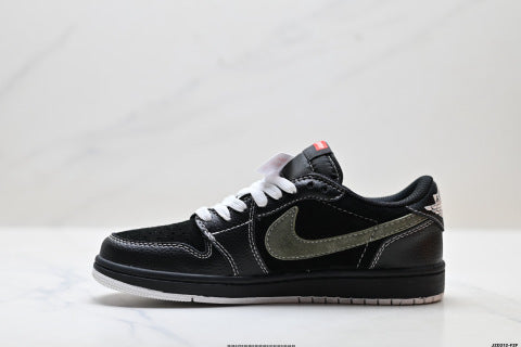Nike Air Jordan 1 x Travis Scott  sneakers Lightweight and non-slip basketball shoes