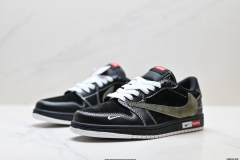 Nike Air Jordan 1 x Travis Scott  sneakers Lightweight and non-slip basketball shoes