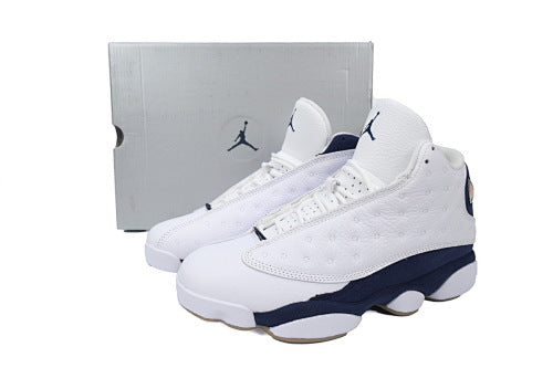 Nike Air Jordan 13 "Midnight Navy” Sneakers Cushioned, comfortable, and non-slip basketball shoes.