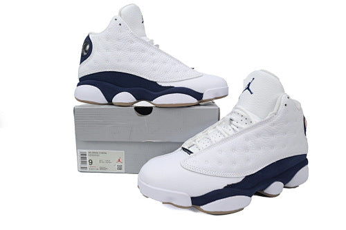 Nike Air Jordan 13 "Midnight Navy” Sneakers Cushioned, comfortable, and non-slip basketball shoes.