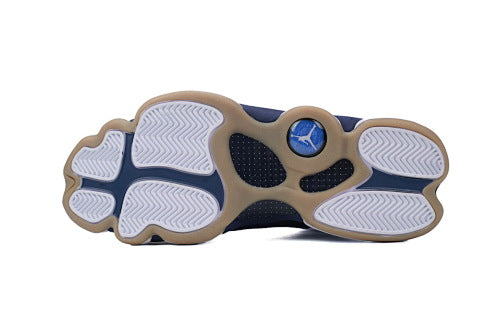 Nike Air Jordan 13 "Midnight Navy” Sneakers Cushioned, comfortable, and non-slip basketball shoes.