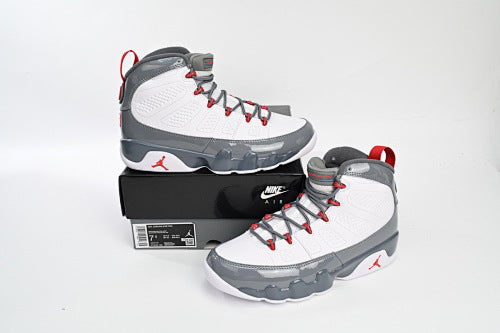 Nike Air Jordan 9 “Fire Red” basketball shoes Air-Cushioned Casual Sports Shoes