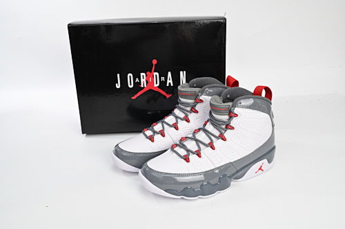 Nike Air Jordan 9 “Fire Red” basketball shoes Air-Cushioned Casual Sports Shoes