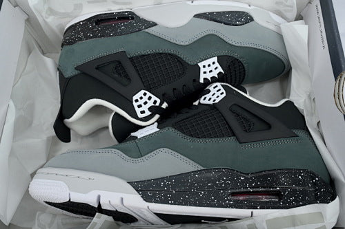 Nike Air Jordan 4 “Fear” basketball shoes Breathable, Cushioned Casual Sports Shoes