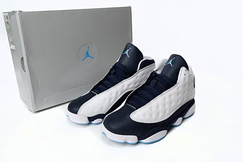 Nike Air Jordan 13 Obsidian Basketball shoes Cushioned, comfortable, non-slip, and durable sports shoes.