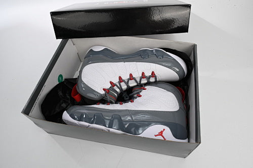 Nike Air Jordan 9 “Fire Red” basketball shoes Air-Cushioned Casual Sports Shoes