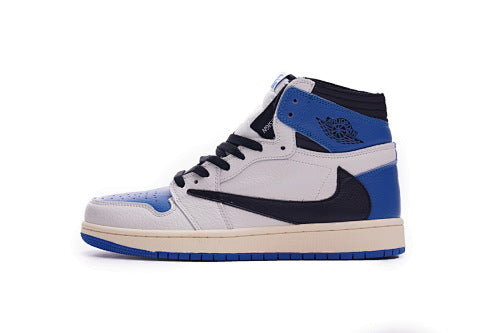 Fragment x Travis Scott xNike Air Jordan 1 High-top skate shoes Comfortable, Non-Slip Basketball Shoes for Men and Women