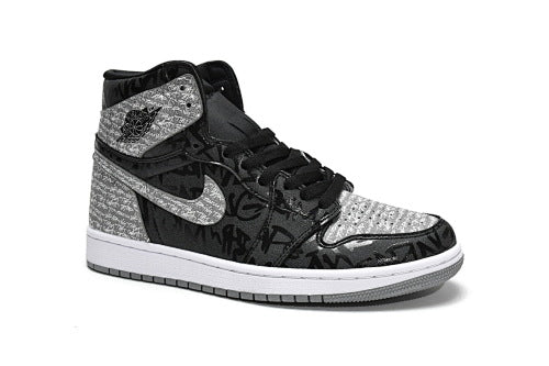 Nike Air Jordan 1 High-top skate shoes Non-slip basketball shoes for men and women