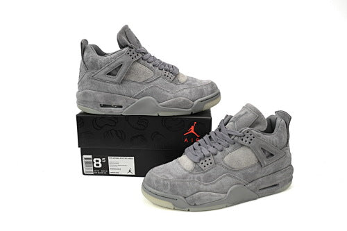 KAWS X Nike Air Jordan 4 Retro basketball shoes Cushioned casual sneakers for comfort.